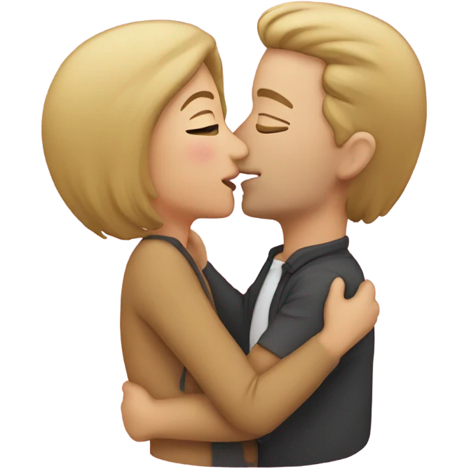 Me kissing my wife emoji