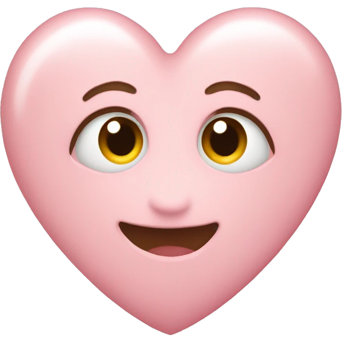 Light Pink heart emoji