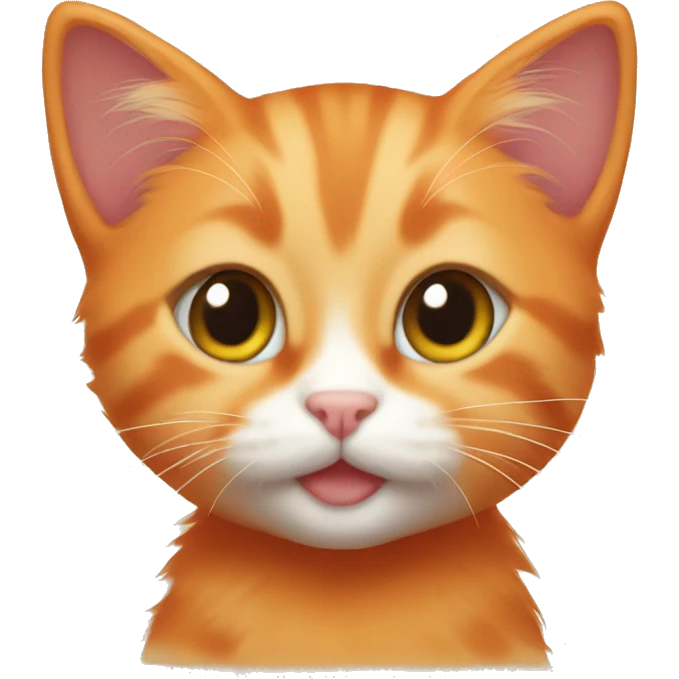 orange kitten emoji