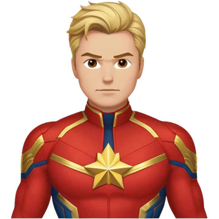 Captain Marvel superhero emoji