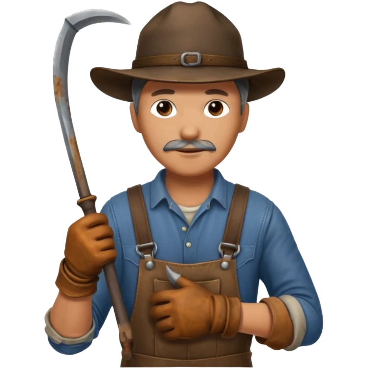 farmer sickle emoji