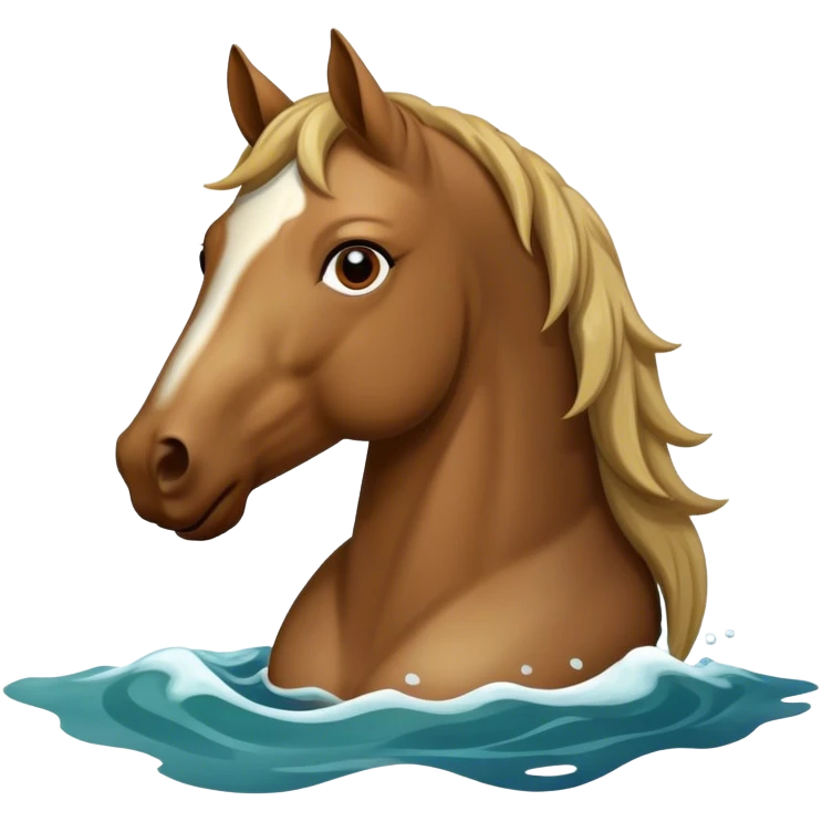 🐴+🌊 (only head) emoji