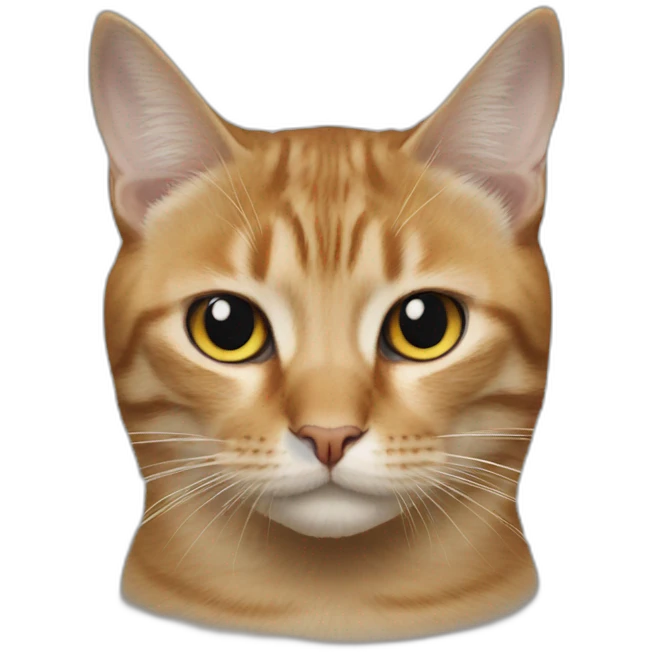 Cat on macron head emoji
