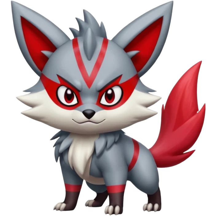 Zorua-Zangoose-Fakémon-hybrid-creature (full body)  emoji