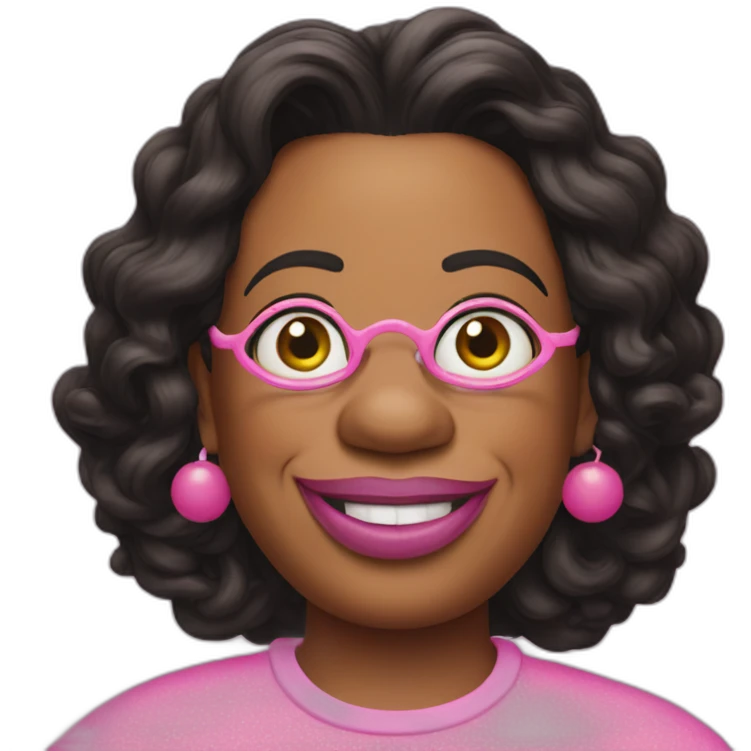 Oprah is mr blobby emoji