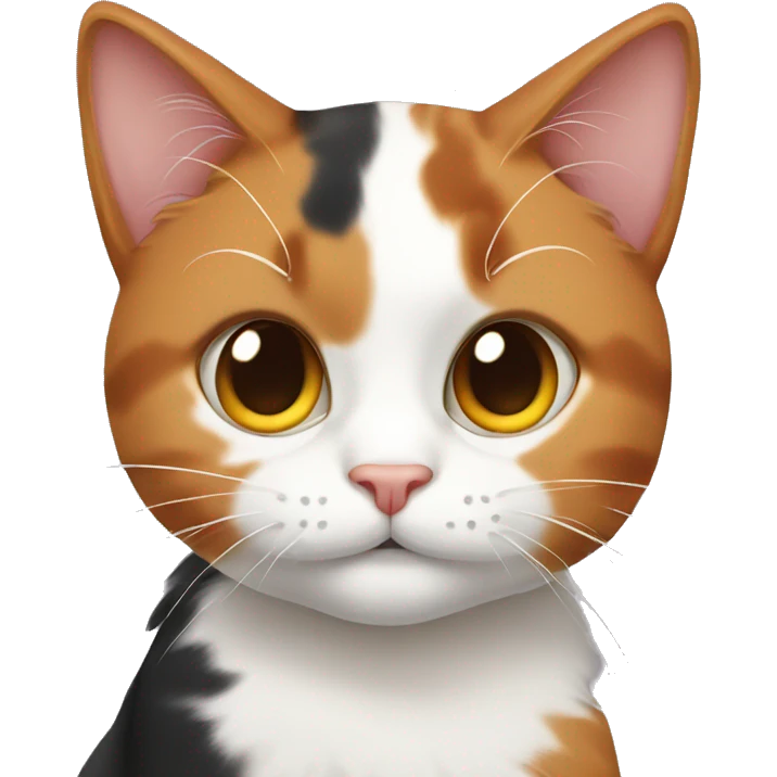 Calico cat emoji