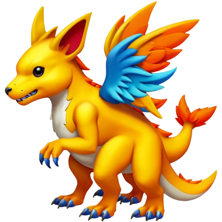 Cool Digimon-Fakemon-hybrid full body emoji