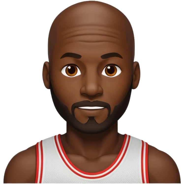 michael jordan with sideburns beard emoji