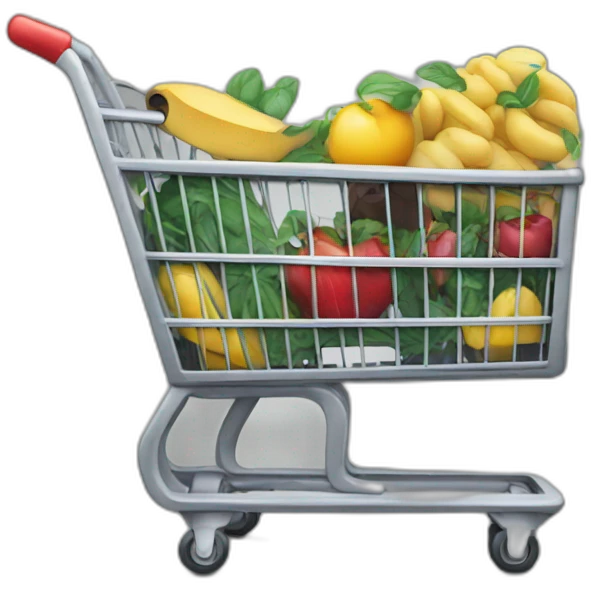 shopping cart emoji