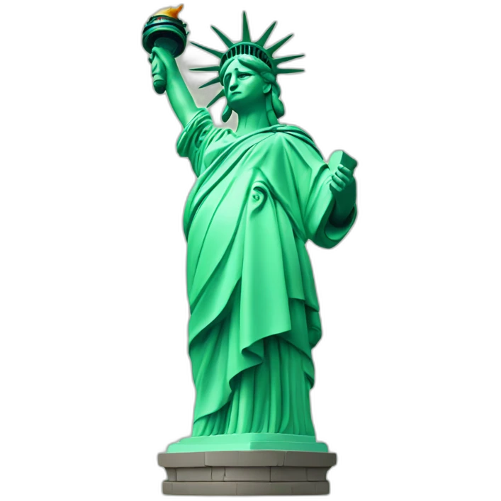 North indian Statue of Liberty emoji