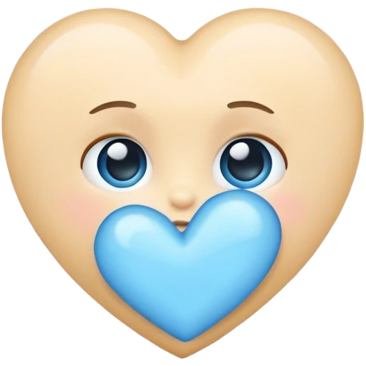 baby blue heart emoji