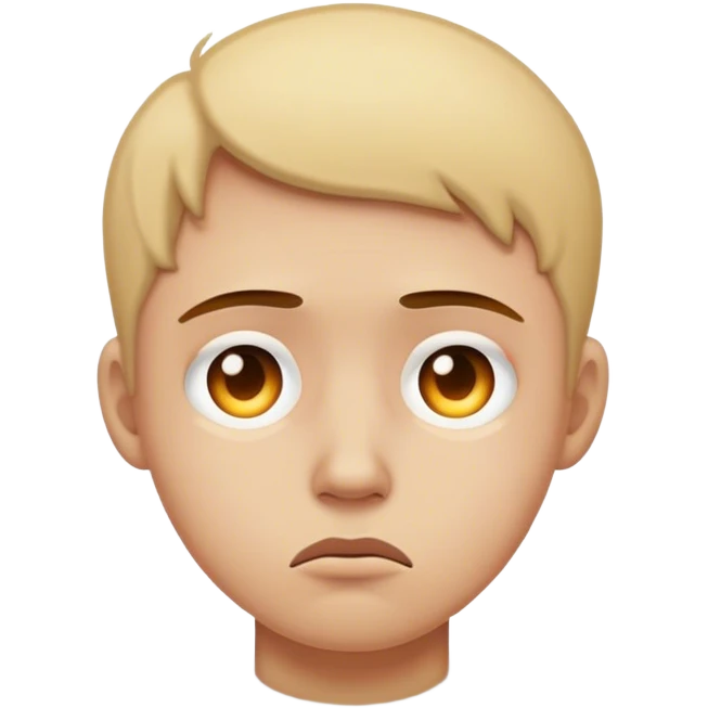 sad thinker emoji