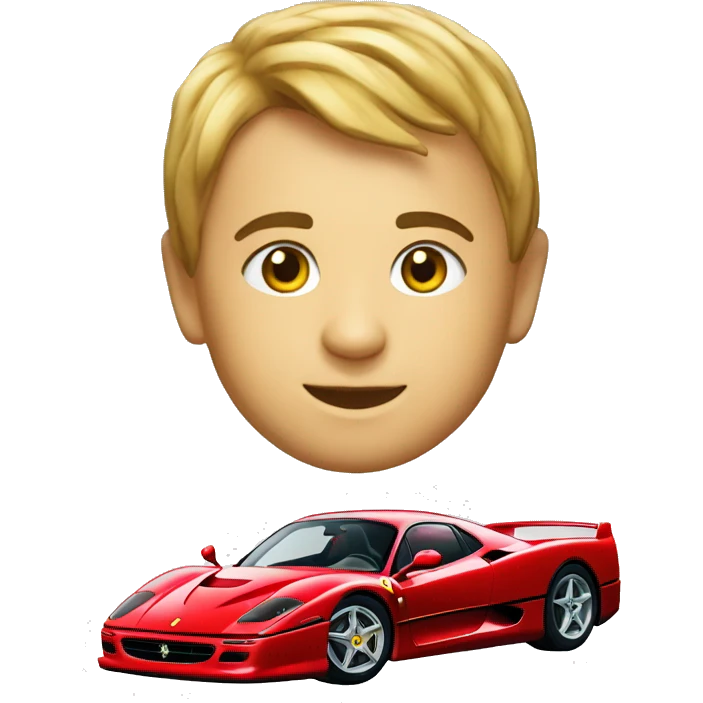 Ferrari f50 emoji