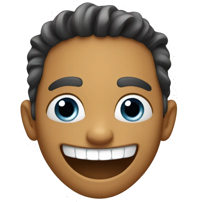 Crazy smile emoji