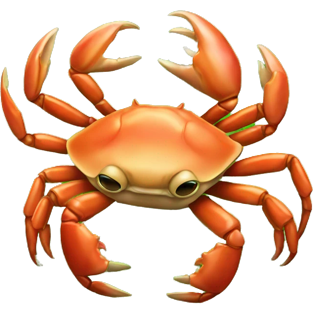 crab against algae emoji