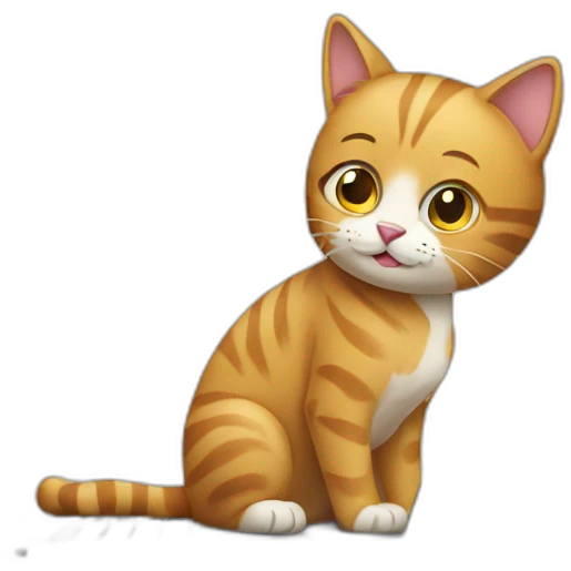 Cat with laptop emoji