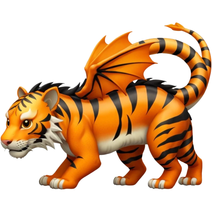 Tiger and dragon in one body emoji