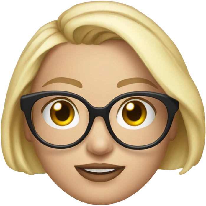 margot robbie glasses  emoji