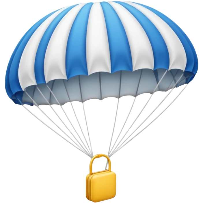 Parachute emoji