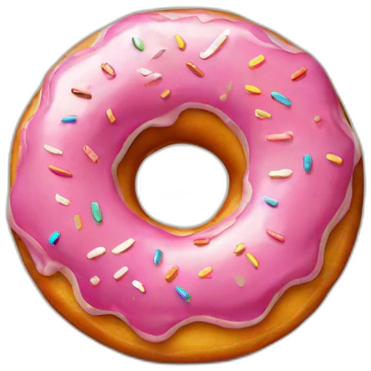 fun doughnut emoji