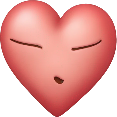 Heart with chest emoji