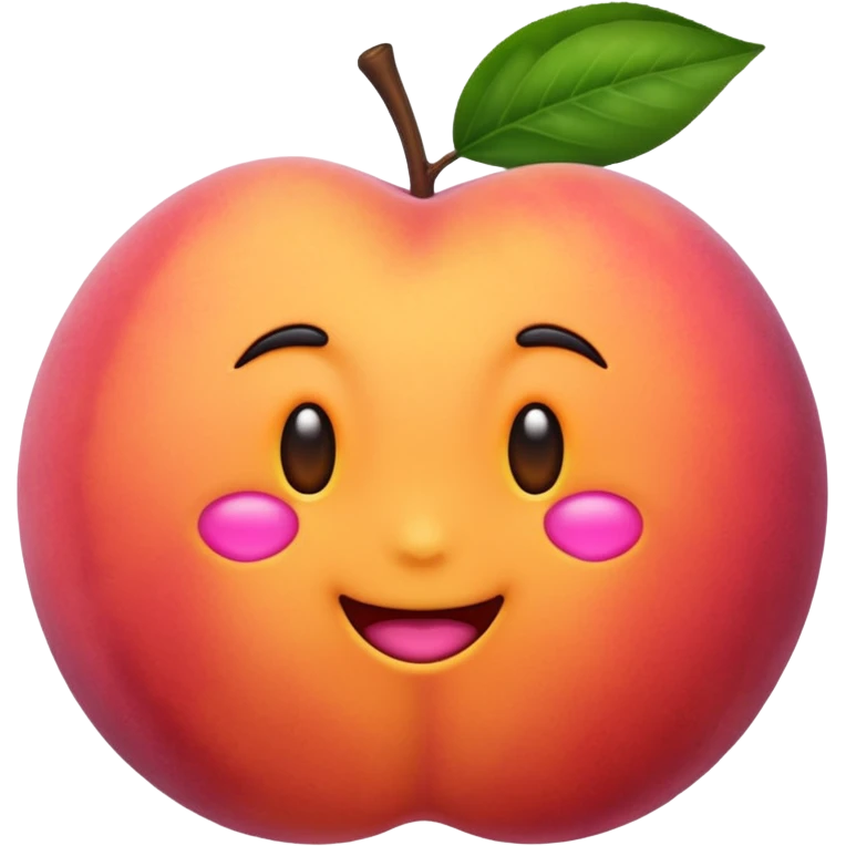 emoji peach emoji