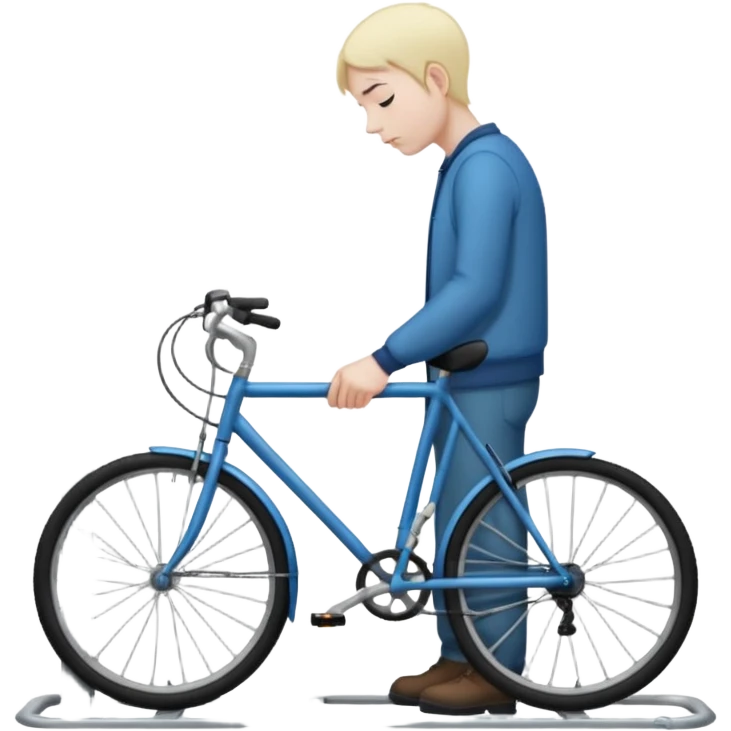 sad because my bike was stole emoji