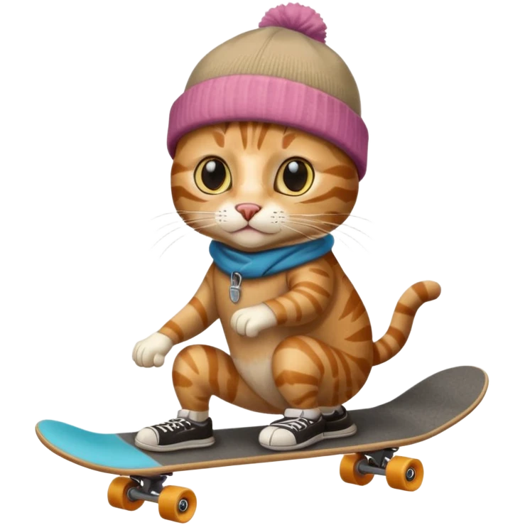 skater cat emoji