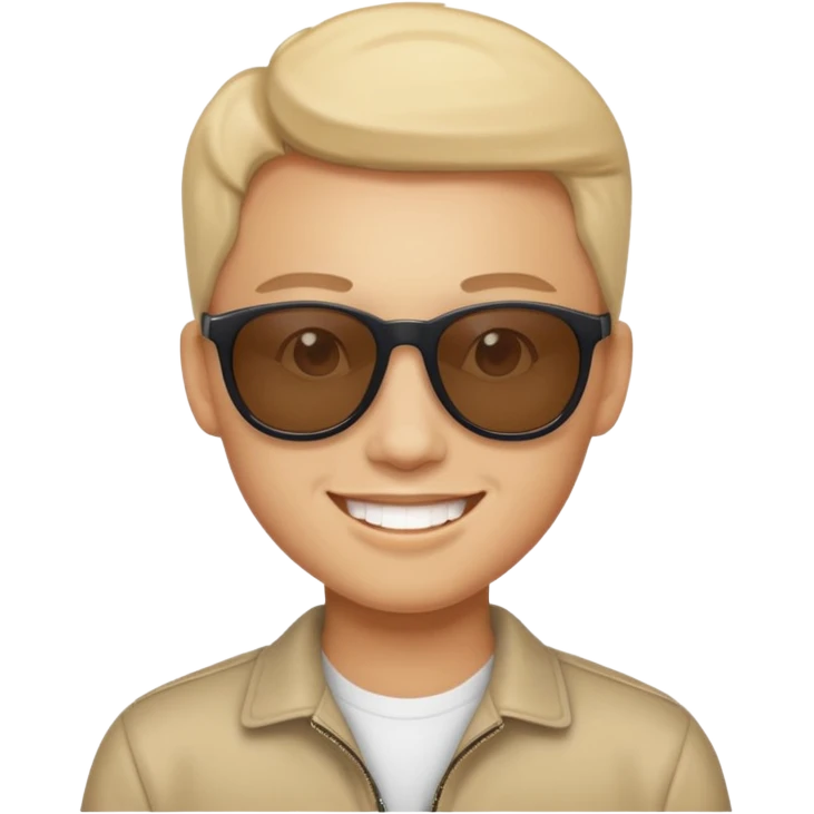 sunglasses smile with sig emoji