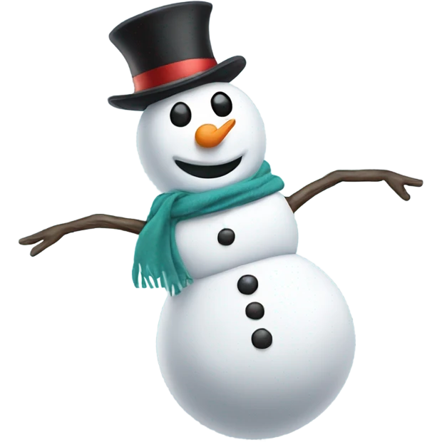 Snowman tap dancing  emoji