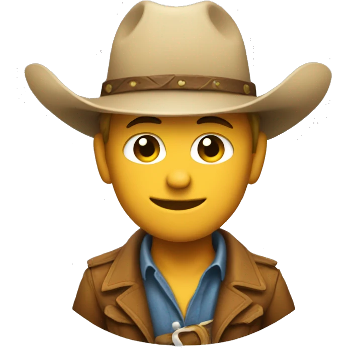 Cody wearing cowboy hat emoji