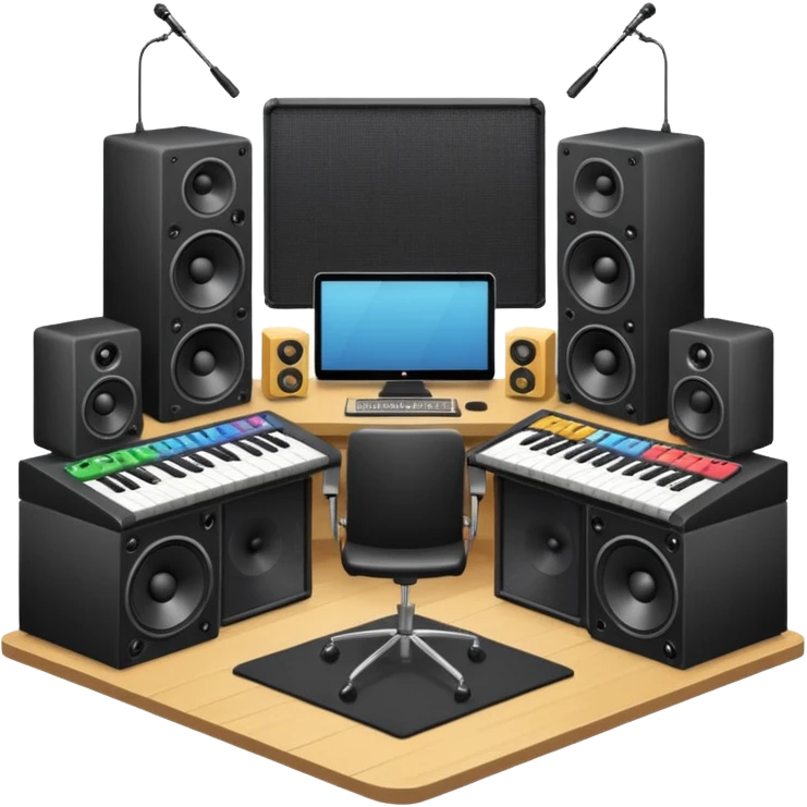 music studio emoji