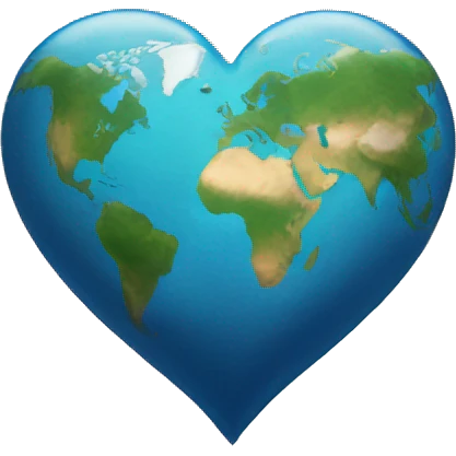 earth heart emoji