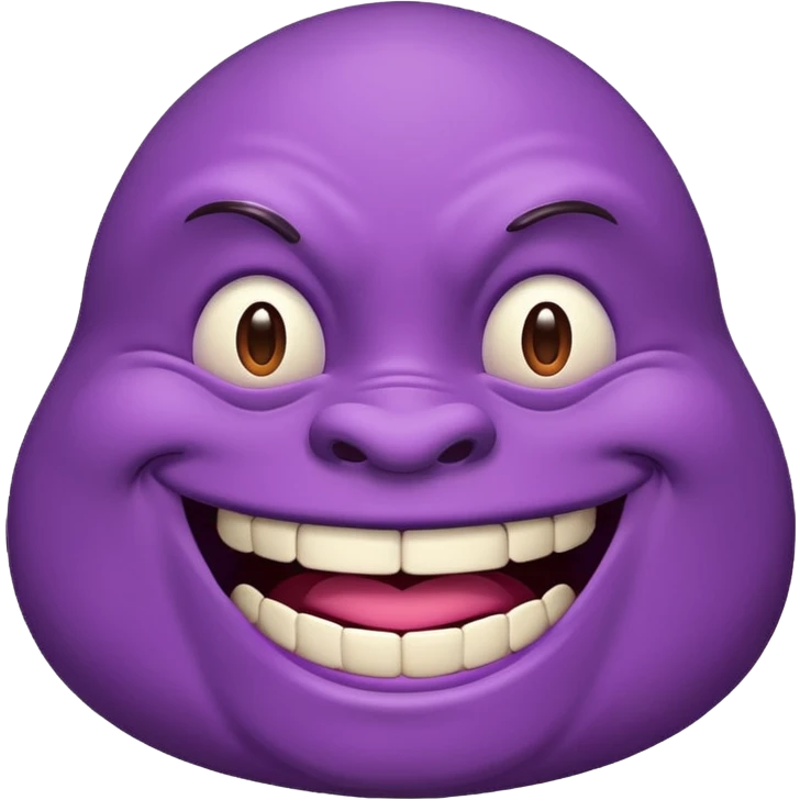 Big purple guy from McDonald’s  emoji