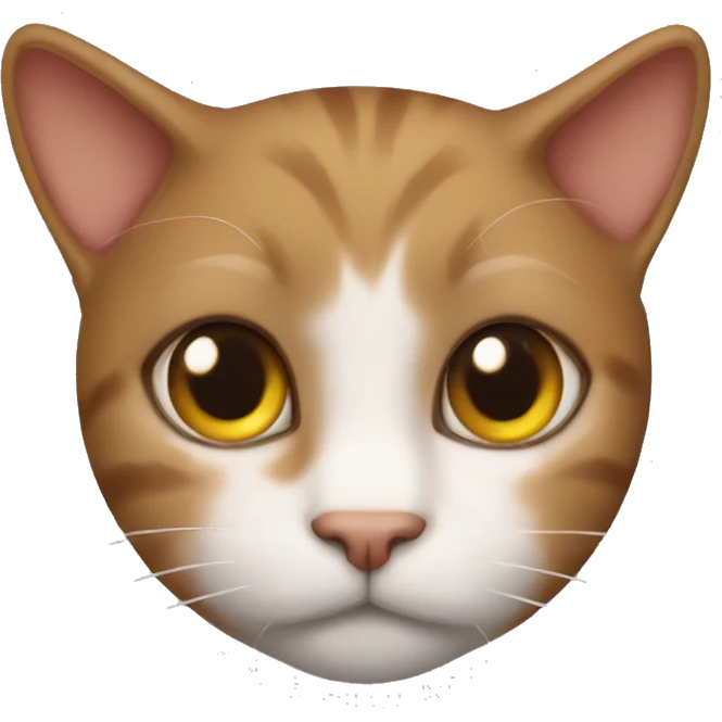 Cat brown  emoji
