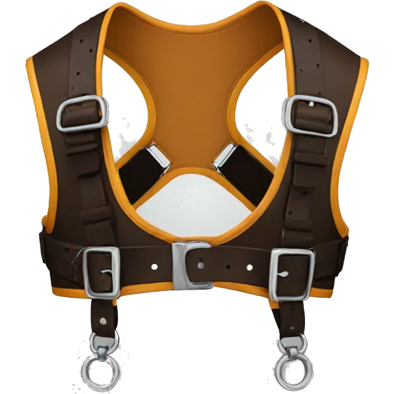 fashion chest leather harness emoji