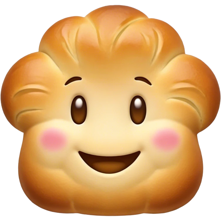 brioche qui sourit emoji