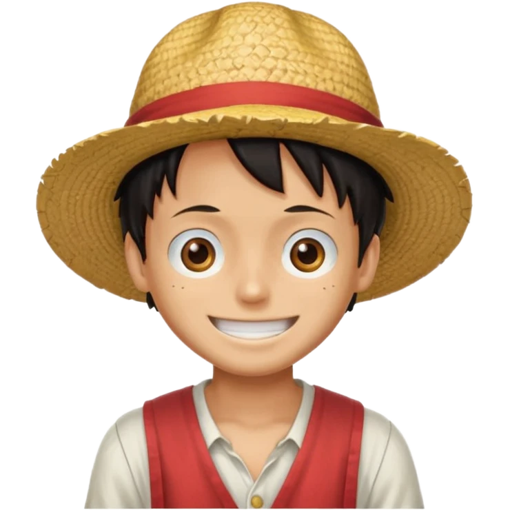 Luffy au chapeau de paille  emoji