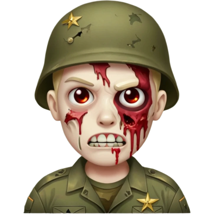 army zombie for men emoji