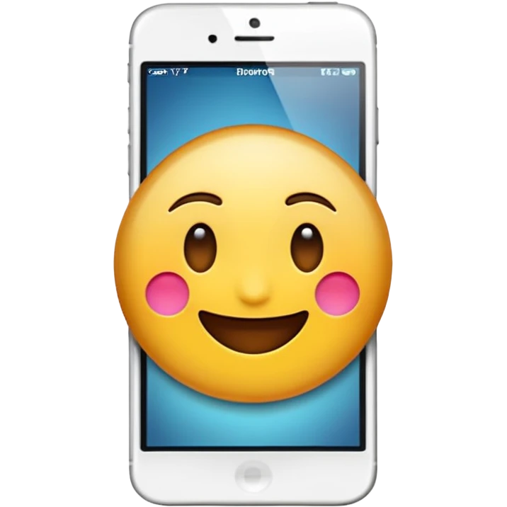 emoji de un celular iphone emoji