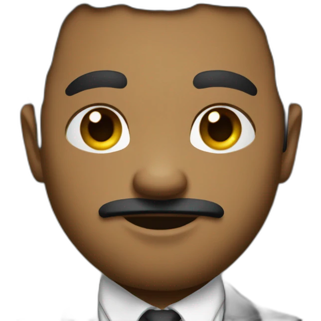 Cute mafia leader handsome emoji