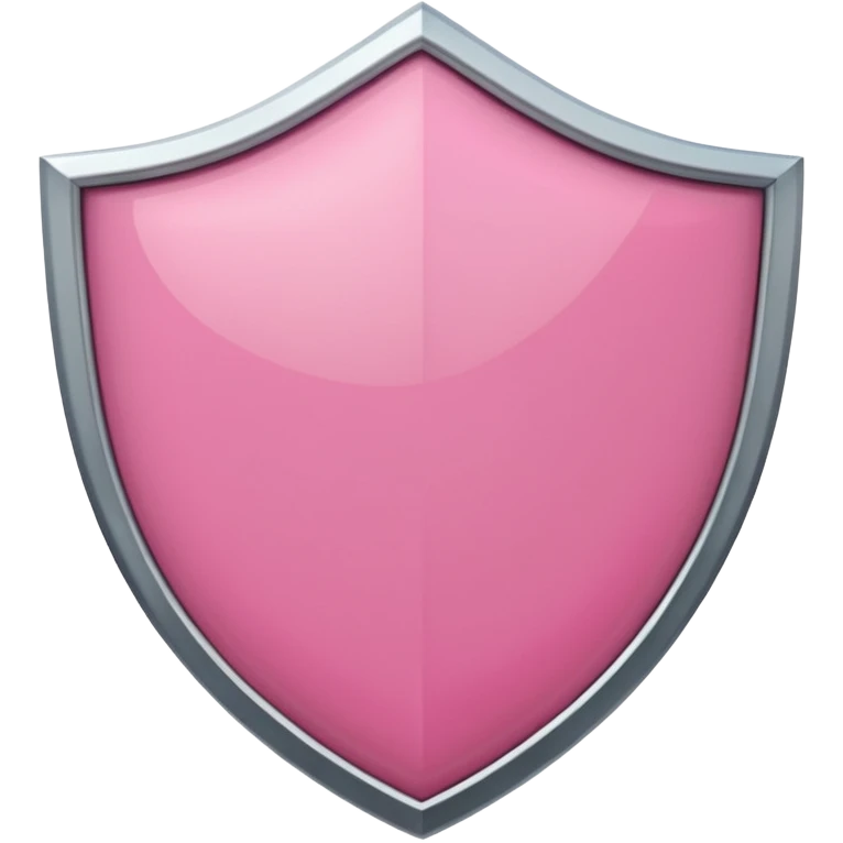 pink shield with white frame emoji