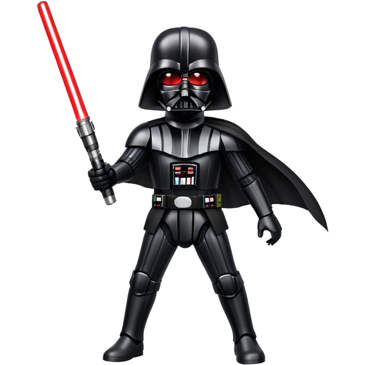 Darth Vader with light saber emoji