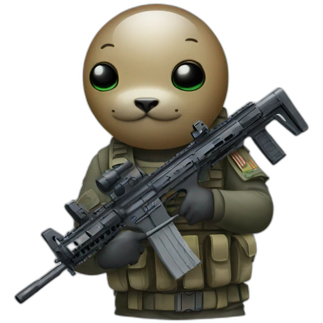 seal with hk416 emoji
