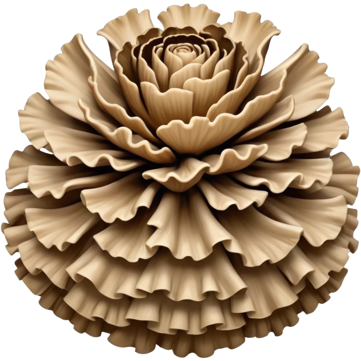 maitake mushroom with frilly edges emoji