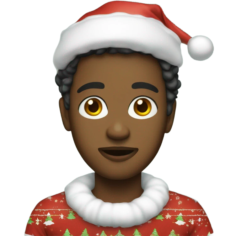 Me with Christmas out fit  emoji