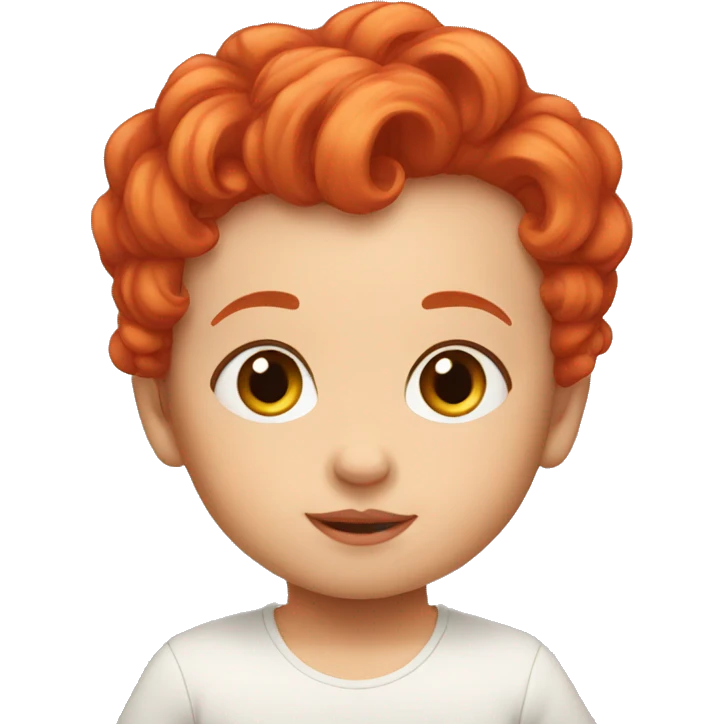 baby red hair emoji
