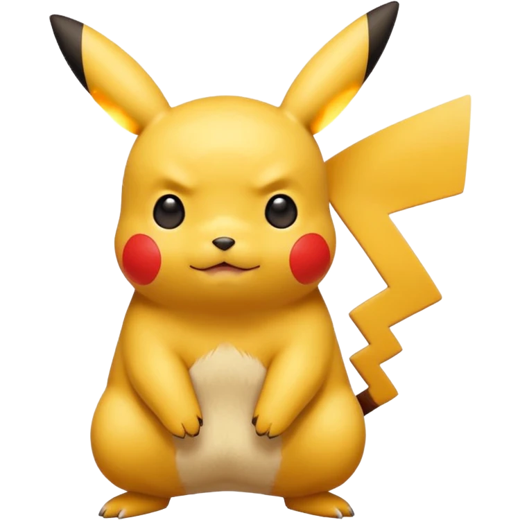 pokemon pikachu classic pose emoji