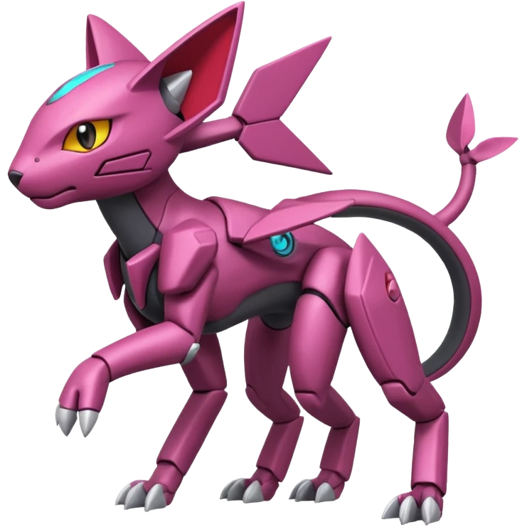 Vikavolt-Peppercat-Genesect-Miraidon-fusion, full body emoji