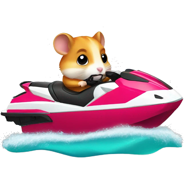 hamster on jetski emoji